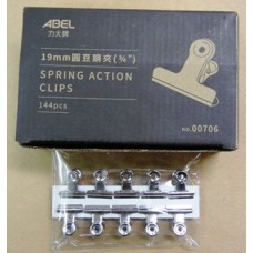 ABEL 19mm圓豆鋼夾10入