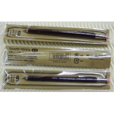 OHTO APS-350ES-EN 木桿細軸短附筆夾自動鉛筆茶色
