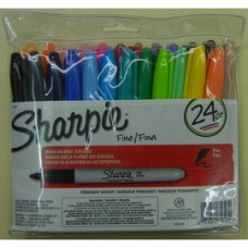 美國Sharpie Fine Point萬能筆24色組粗字