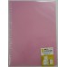 B5活頁封面板26孔 PP斜紋板透明粉紅色