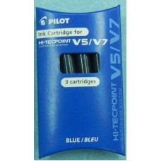 PILOT卡式V5鋼珠筆藍色替芯